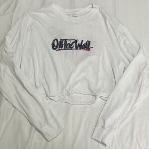 3/$30 NWOT Vans cropped long sleeve tee large